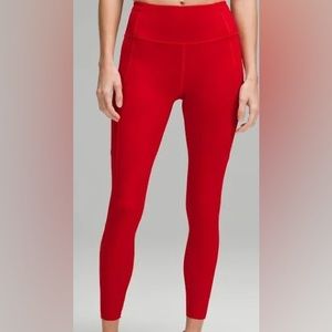 Lululemon Leggings, Red, Pockets